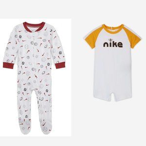 NWT Nike Baby Romper Bodysuit Onesie Bundle